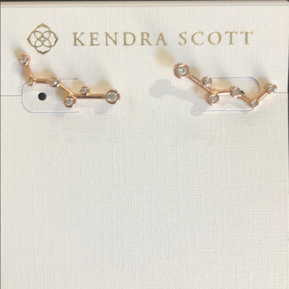 Kendra Scott Suzette ear climber earrings rose gd